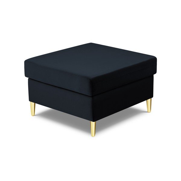 Temno moder žameten tabure Kyoto – Cosmopolitan Design-image-2