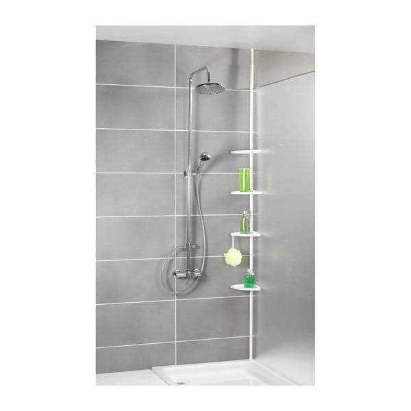 Bela teleskopska stenska polica za kopalnico Wenko Easy-image-1