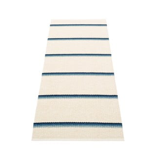 Moder/kremno bel zunanji in notranji tekač 70x180 cm Olle Blue Vanilla – Pappelina