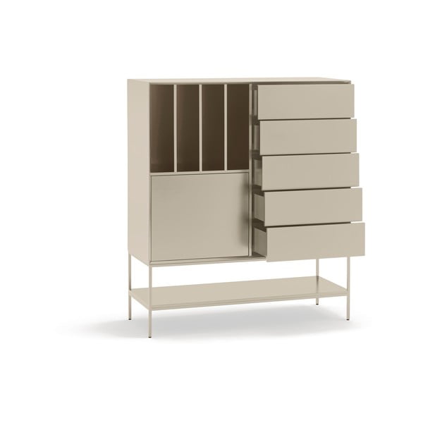 Kremno bela omarica 120x140x45 cm Platt – Teulat-image-4