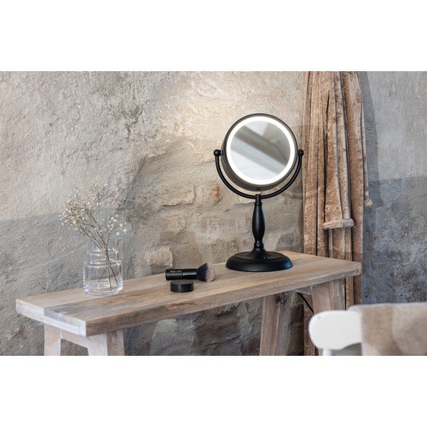 Mat črna namizna svetilka s steklenim senčilom (višina 36 cm) Face – Markslöjd-image-4