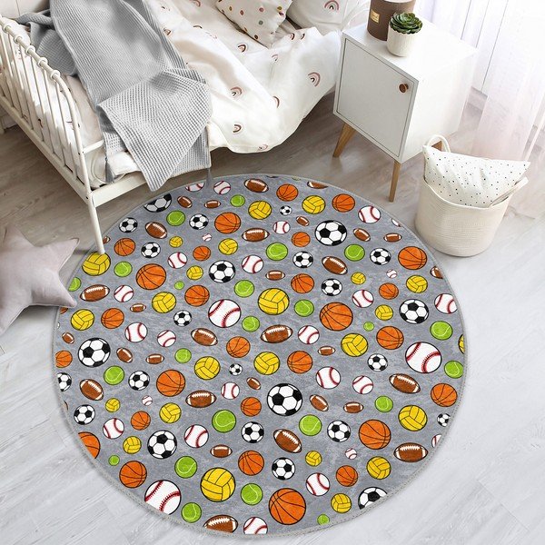 Otroška preproga ø 80 cm Comfort – Mila Home-image-4