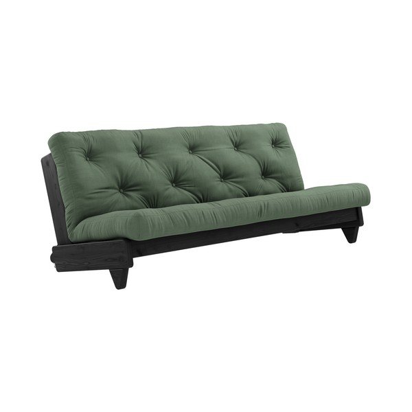 Raztegljiv kavč Karup Design Fresh Black/Olive Green-image-1