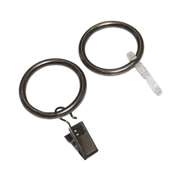 Obročki za zavese s ščipalko v kompletu 10 ks – SP TREND-image-1