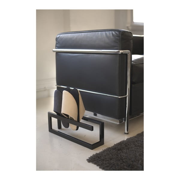 Črno kovinsko stojalo za copate Line – YAMAZAKI-image-2