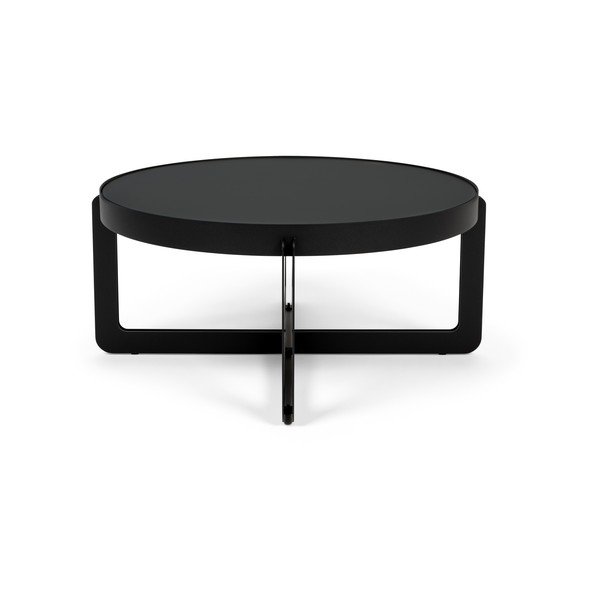 Črna okrogla klubska mizica Centre – Zuiver-image-2