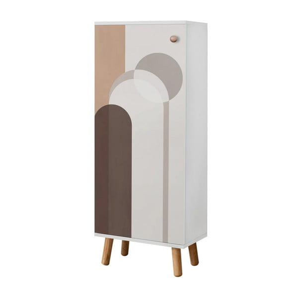 Bela omarica 50x135 cm Vegas – Kalune Design