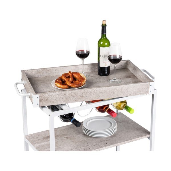 Servirni voziček na kolesih 40x80 cm Rustico – Wenko-image-4