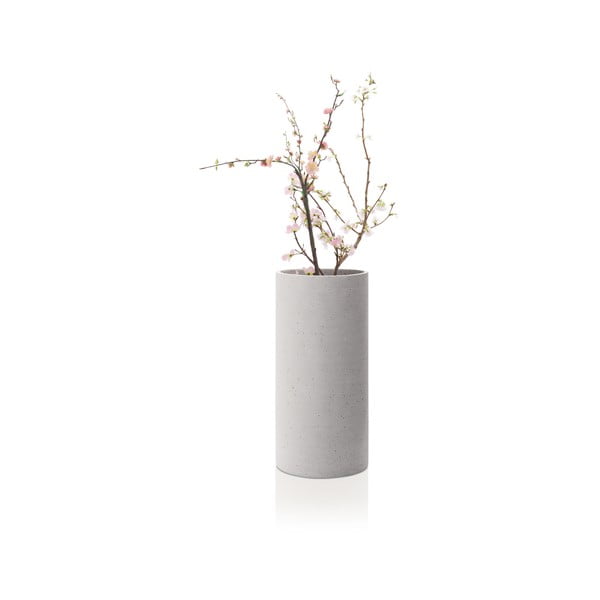 Svetlo siva vaza Blomus Bouquet, višina 29 cm