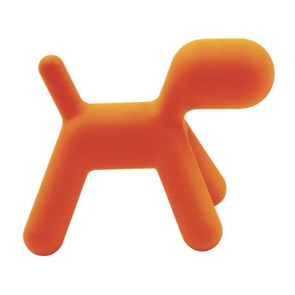 Oranžni otroški stolček v obliki psa Magis Puppy, višina 81 cm