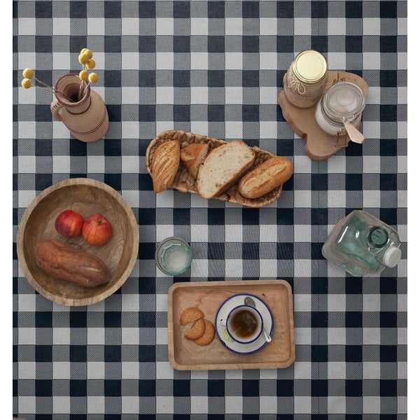 Namizni prt Really Nice Things Blue Vichy, 140 x 140 cm-image-2