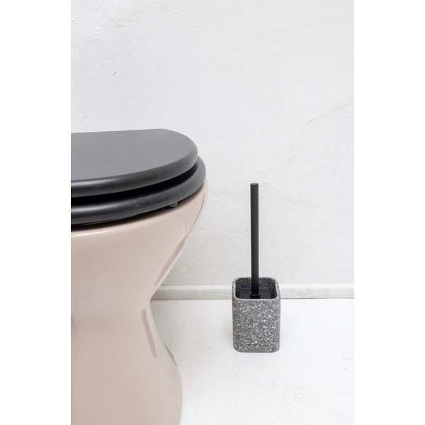 Siva WC ščetka iz poliresina Tom Tailor T-Terrazzo – Wenko-image-1