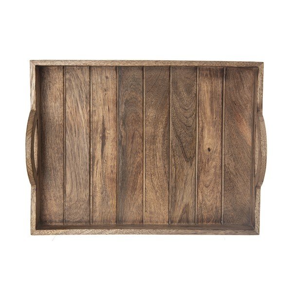 Servirni lesen pladenj 30.5x40.5 cm Mango – Orion-image-2