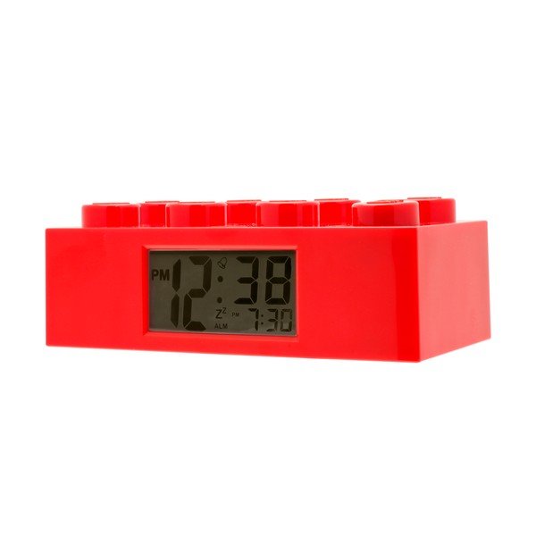 Rdeča ura z alarmom iz kock LEGO®-image-2