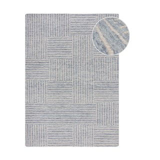 Svetlo modra ročno tkana volnena preproga 160x230 cm Memphis Wool – Flair Rugs
