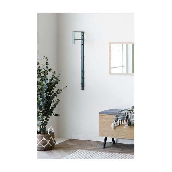 Mentolno zelen kovinski stenski obešalnik 3 cm Trento – House Nordic-image-2