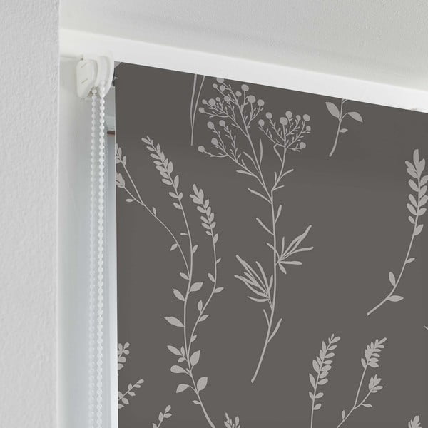 Antracitno siv tekstilni rolo 120x180 cm Forelista – douceur d'intérieur-image-1