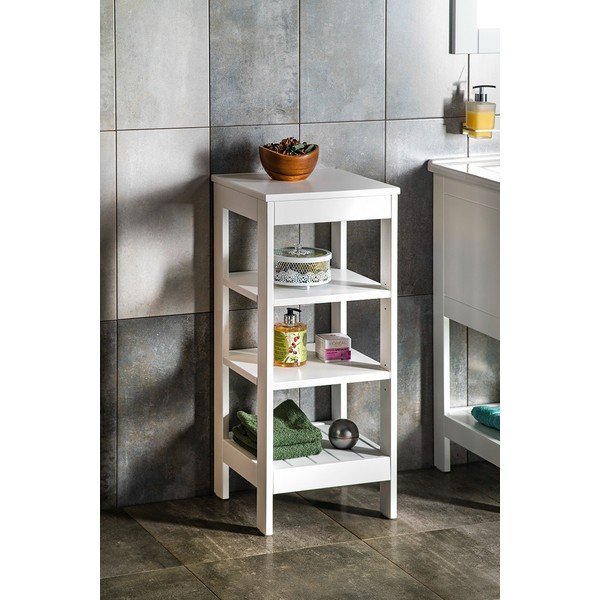 Bela kopalniška polica 36x86,5 cm Etide – Sapho-image-2