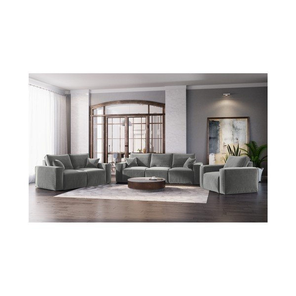 Cosmopolitan Design Florida siva zofa, 245 cm-image-4