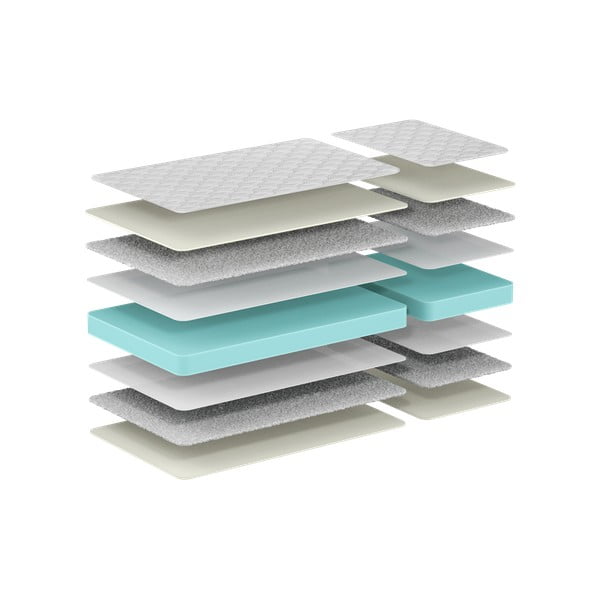 Otroška vzmetnica iz pene 90x140 cm JUMPER – Vipack-image-2