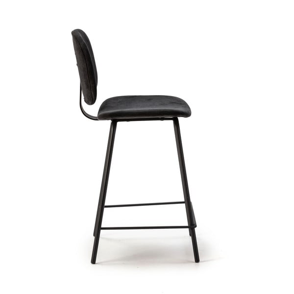 Črni barski stoli v kompletu 2 ks (višina sedeža 66 cm) Arus – Marckeric-image-4
