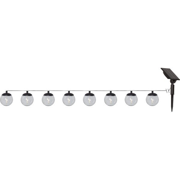 Svetlobna veriga število žarnic 8 ks s solarnim panelom dolžina 210 cm Globe – Star Trading-image-4