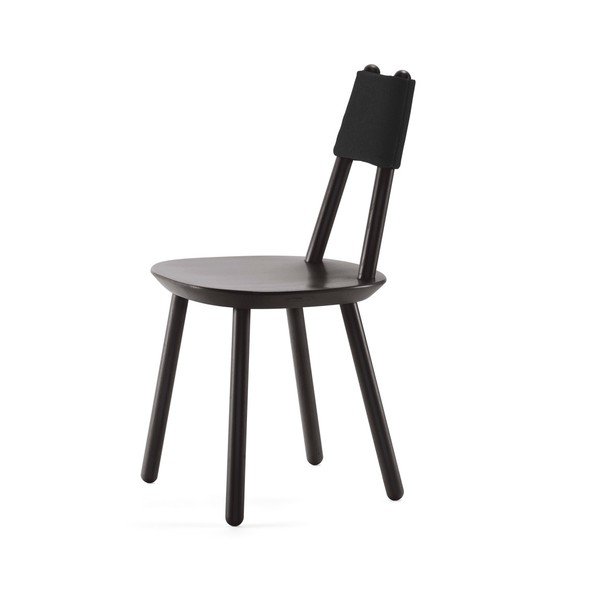 Črn stol iz masivnega lesa EMKO Naïve-image-3