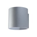 Siva stenska svetilka Sollux Roda