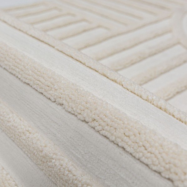 Kremno bela preproga 133x190 cm Elara – Flair Rugs-image-3