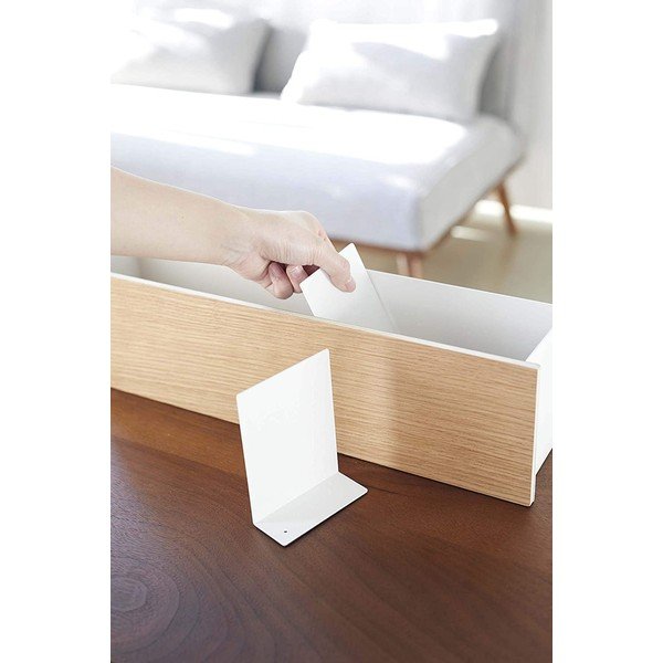 Bel/naraven kovinski organizator za pisalne potrebščine Rin – YAMAZAKI-image-4