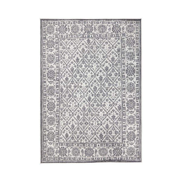 Siva in smetanova obojestranska preproga Bougari Curacao, 120 x 170 cm