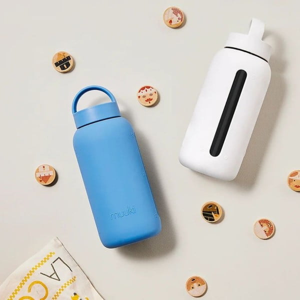 Bela steklenica za vodo za na pot 720 ml Nimbus Cloud – Muuki-image-1