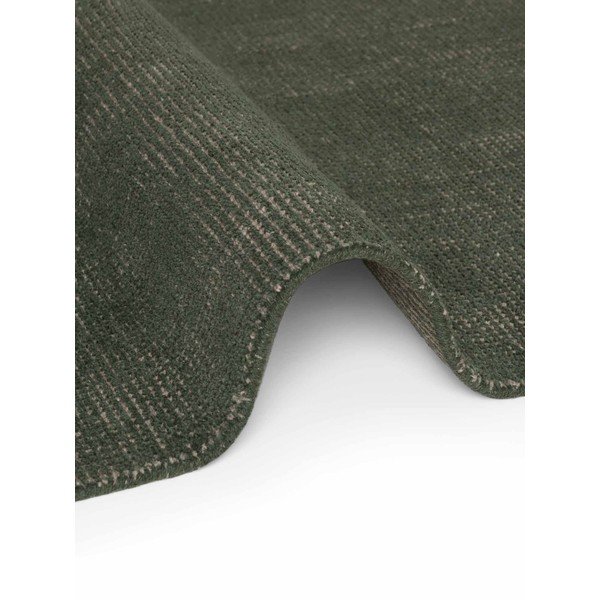 Temno zelena ročno tkana volnena okrogla preproga ø 200 cm Greenwich – Ted Baker-image-3