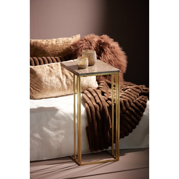 Rjava odeja iz mikropliša 130x170 cm Vajen – Light & Living-image-2