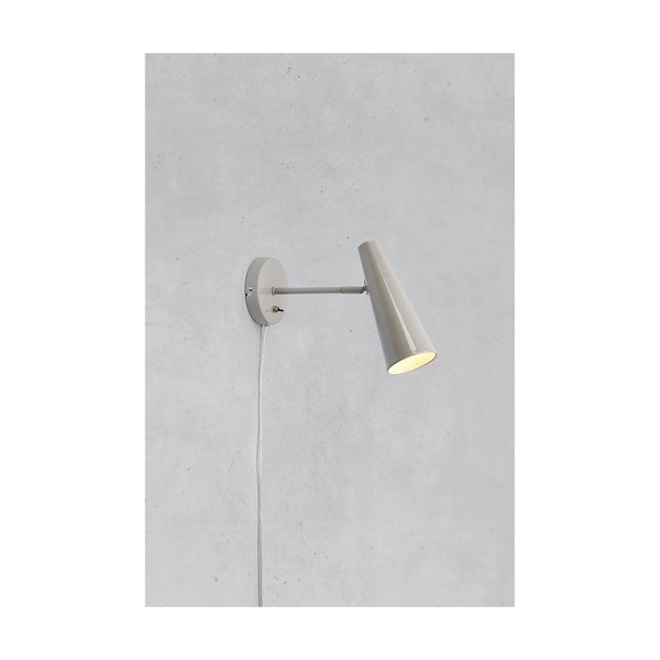 Sivo-bež stenska svetilka z vtikačem Peak – Markslöjd-image-1