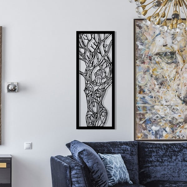 Kovinska stenska dekoracija 20x51 cm - Wallity-image-2