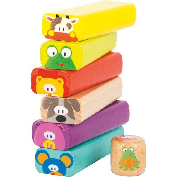 Igra z lesenimi kockami Legler Animals-image-1