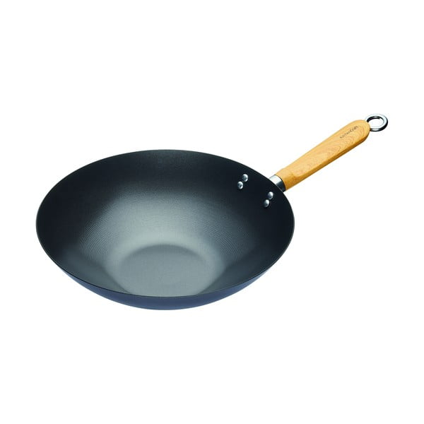 Vok z neprijemljivo prevleko Kitchen Craft Oriental, ⌀ 30 cm