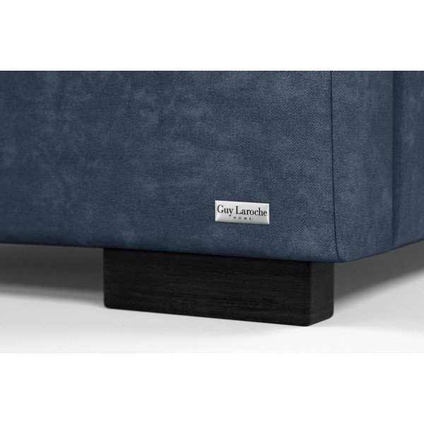 Temno modra zakonska postelja Guy Laroche Home Allure, 160 x 200 cm-image-4