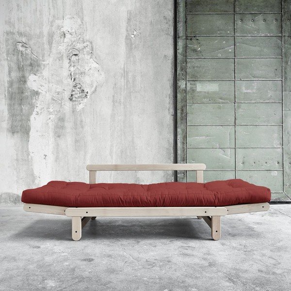 Raztegljiv kavč Karup Beat Beech/Passion Red-image-2
