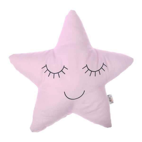 Svetlo roza otroški vzglavnik Mike & Co. NEW YORK Pillow Toy Star, 35 x 35 cm