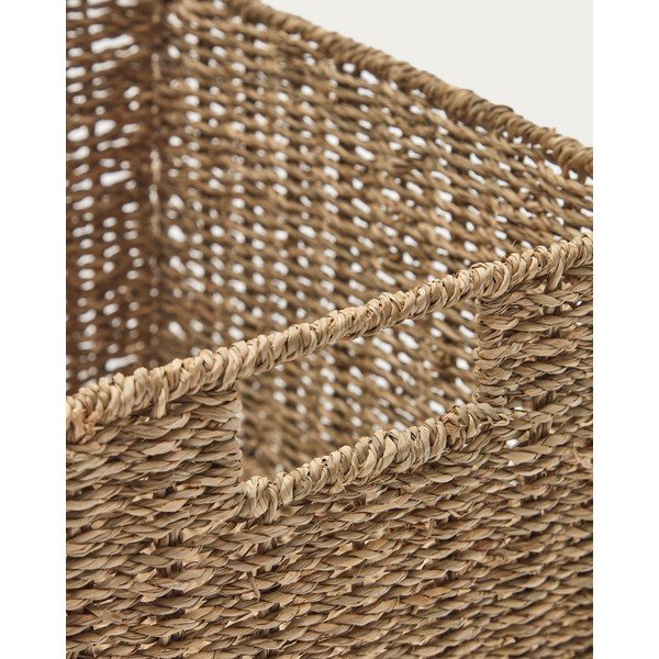 Košara za police iz morske trave 32x32x33 cm Tossa – Kave Home-image-4