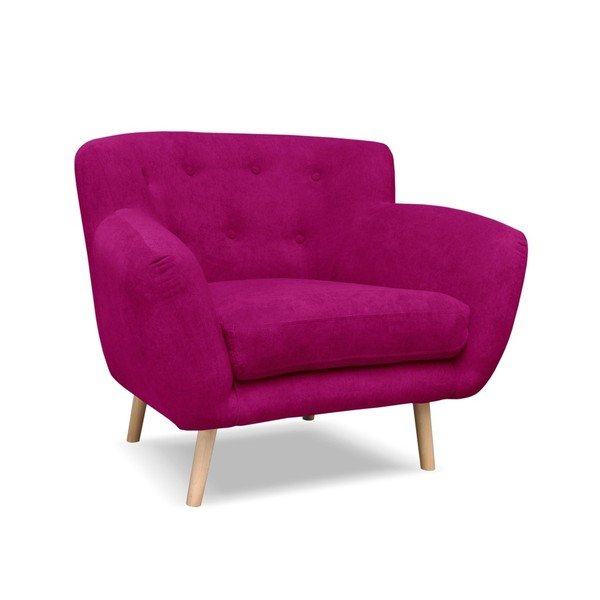 Temno roza fotelj Cosmopolitan design London-image-2