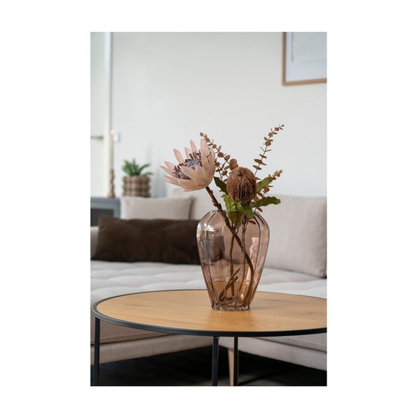 Rjava steklena vaza (višina 29 cm) – House Nordic-image-1