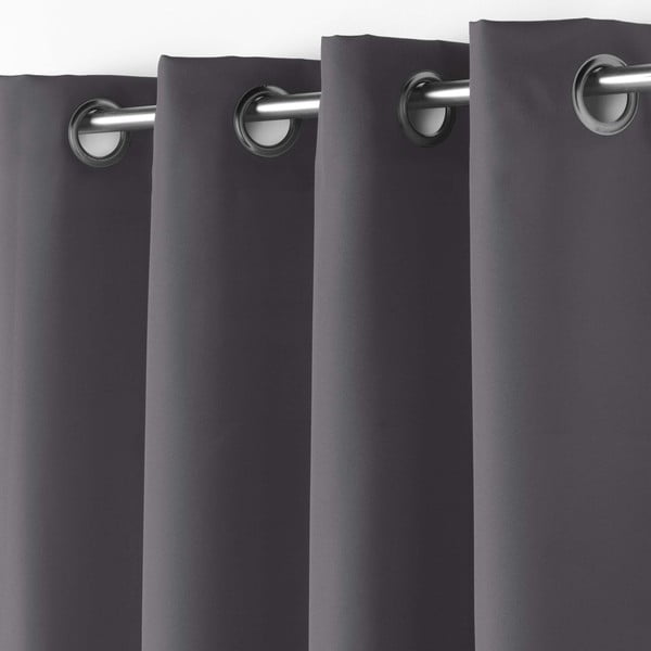 Temno siva zavesa 140x180 cm Essentiel – douceur d'intérieur-image-1