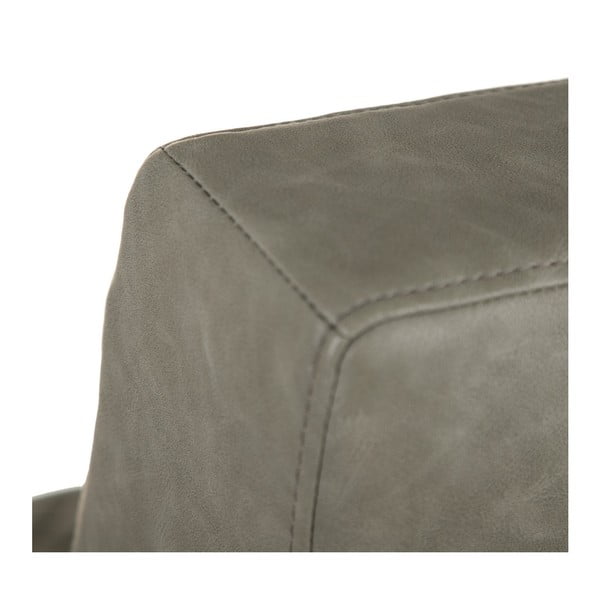 Kaki zelen fotelj iz umetnega usnja – Ixia-image-4