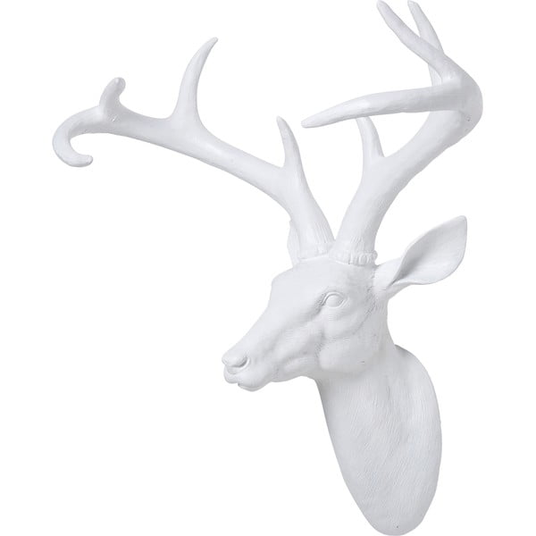 Bel dekorativni doprsni kip v obliki jelena Kare Design Deer, 40 x 45 cm-image-2