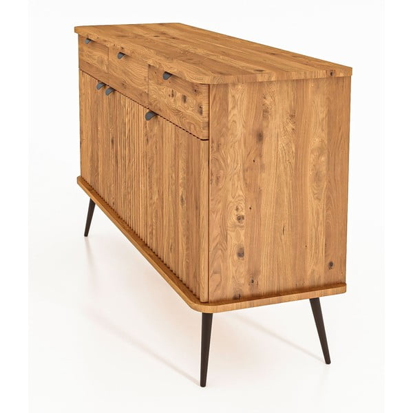 Komoda iz masivnega hrasta 144x87 cm Kula – The Beds-image-4