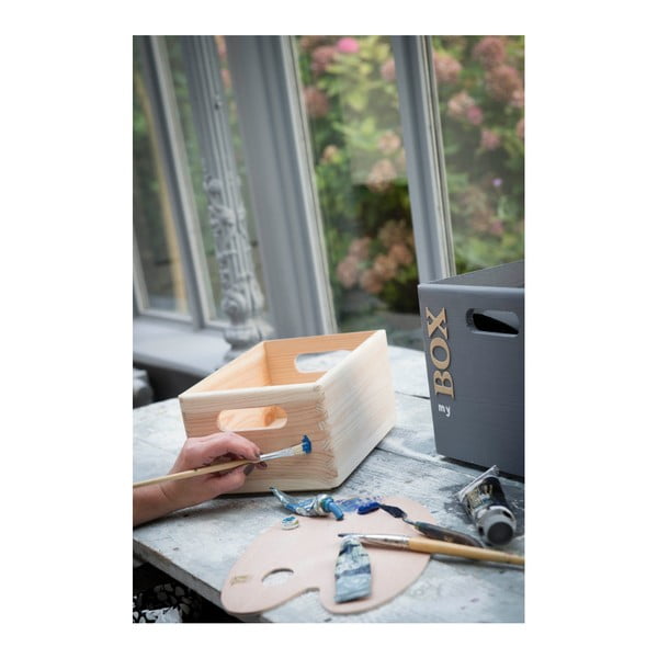 Škatla za shranjevanje iz borovega lesa Compactor Custom, 30 x 20 x 14 cm-image-1