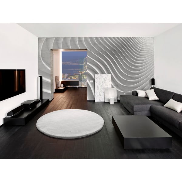 Bela preproga Universal Fox Liso, Ø 120 cm-image-1